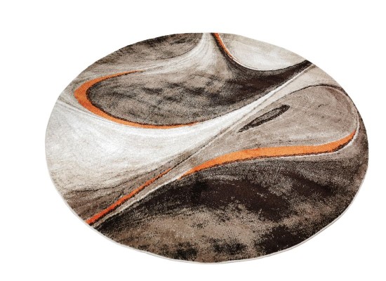 Covor MAGNOLIA 097 d.beige/orange rotund