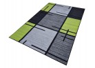 Covor tip mochetă ERIKA 8010 grey/green