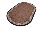 Covor tip mochetă ERIKA 8014 beige oval
