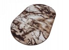 Covor tip mochetă ERIKA 8016 beige oval