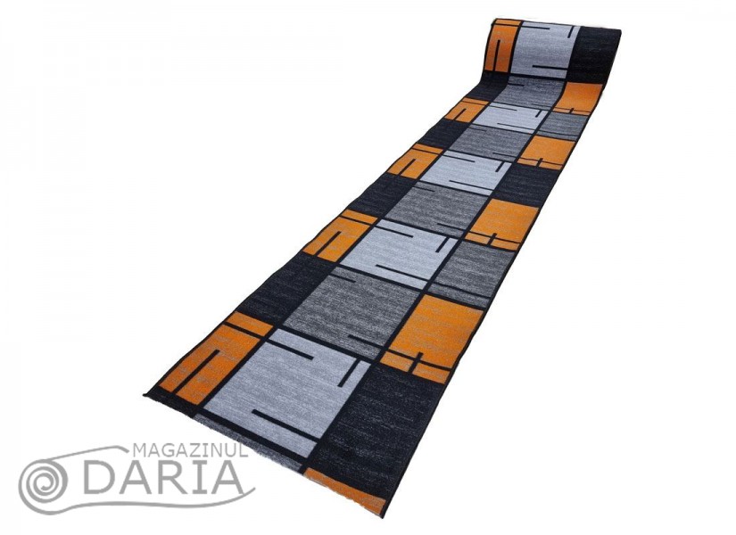 Traverse mocheta ERIKA 8010 grey/orange