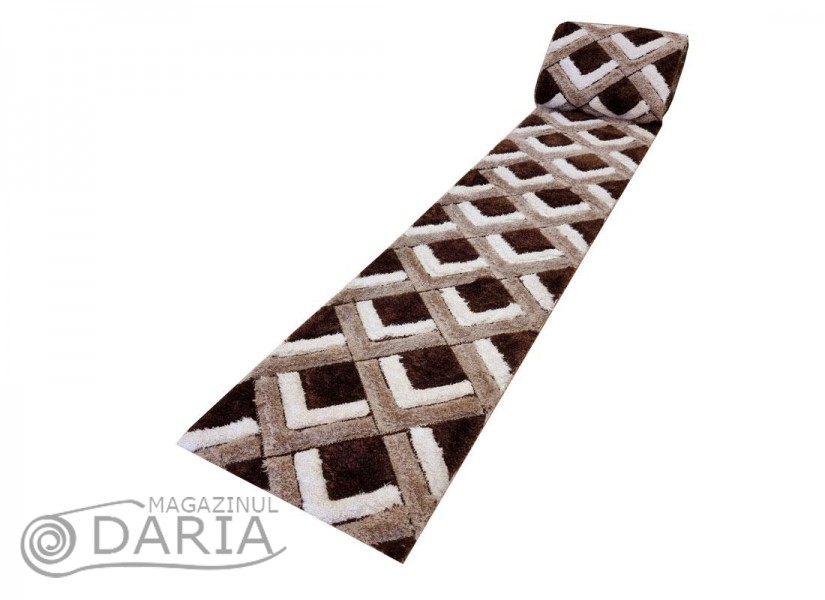Traversă 3D SHAGGY GRANDE 400 brown